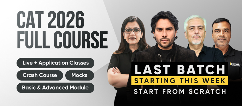 CAT 2026 Last Batch Full Course