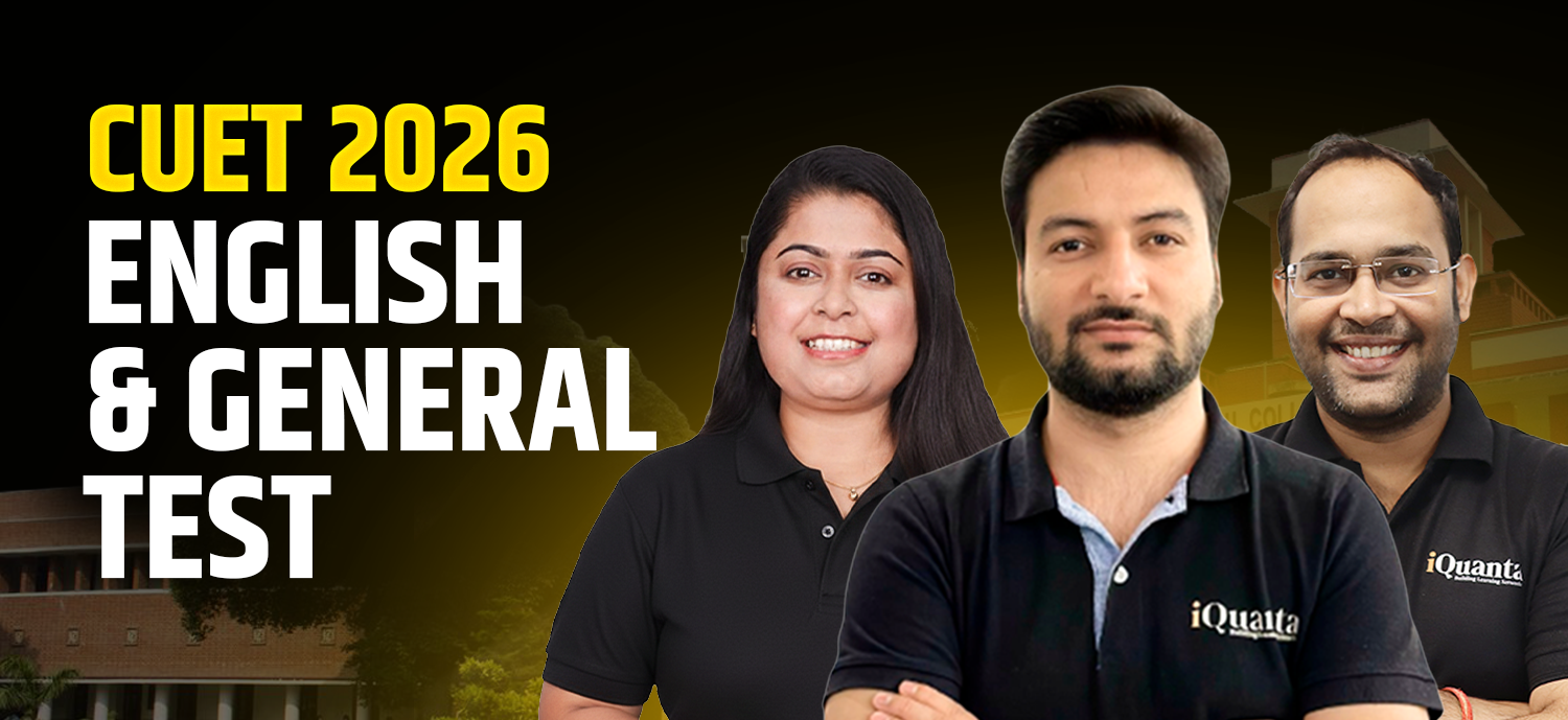 CUET 2026: ENGLISH & GENERAL TEST