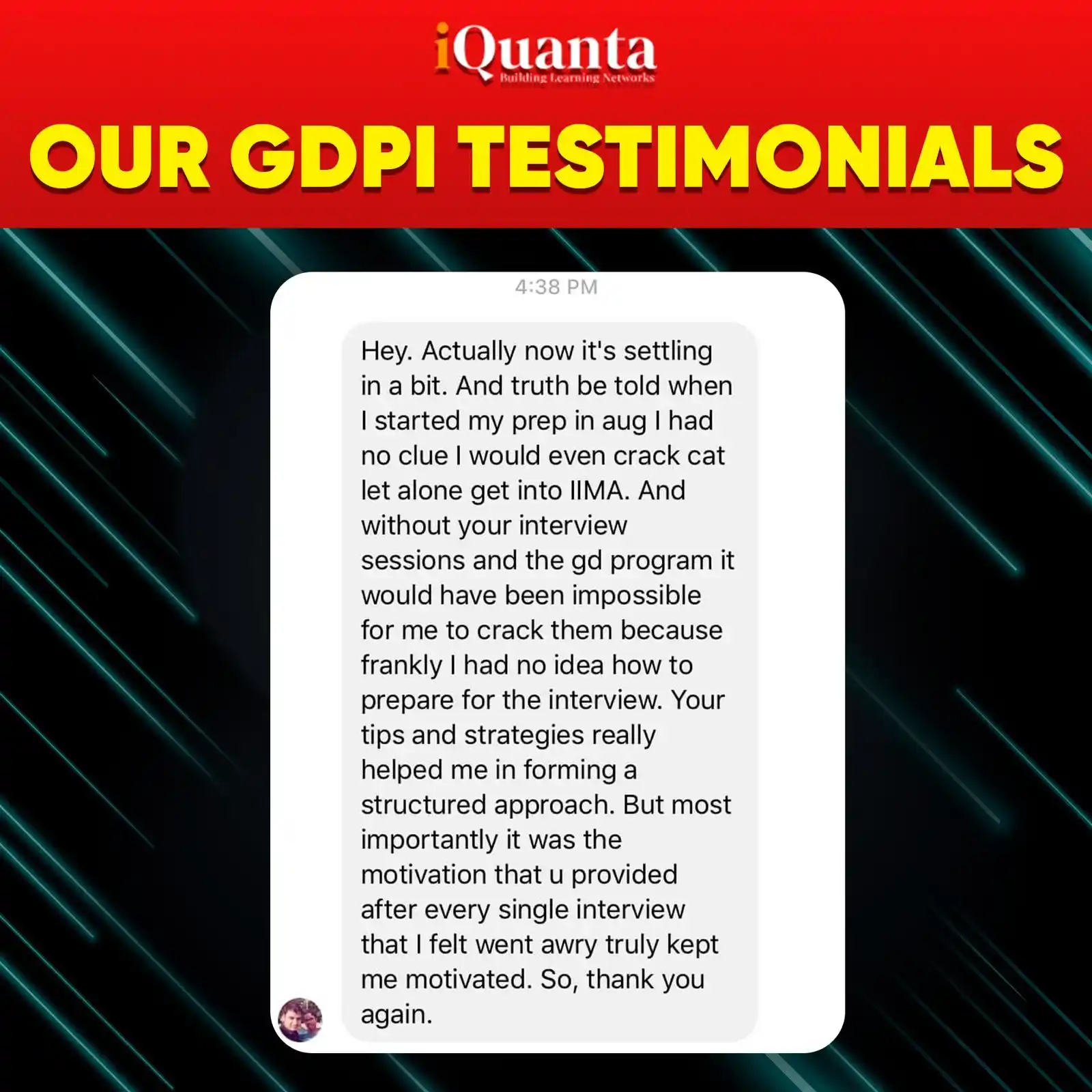 GDPI Toppers Feedback