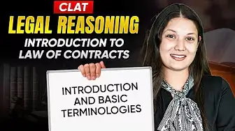 Law of Contracts for CLAT 2027 | Most Important Contract Act Basics Every Aspirant MUST Know