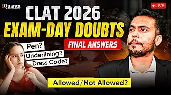 CLAT 2026: Don’t Make These Exam Day Mistakes | OMR, Dress Code, Checklist
