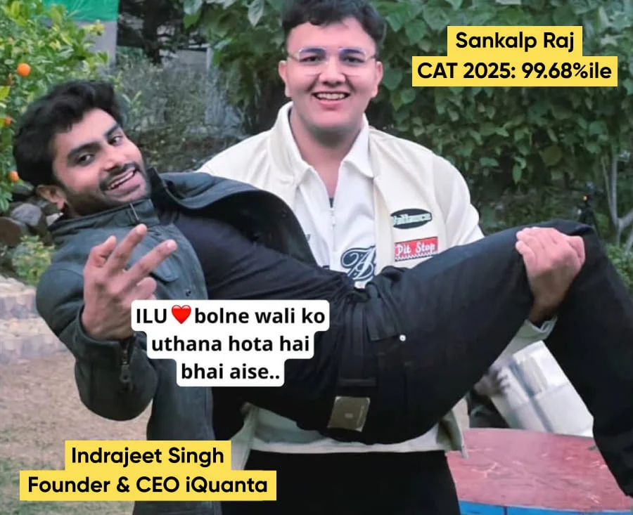 Sankalp Raj CAT 2025 99.68%ile