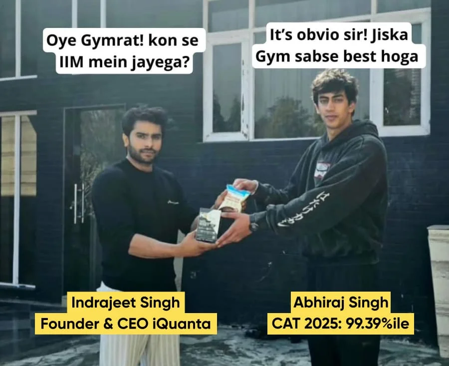 Abhiraj Singh CAT 2025 99.39%ile