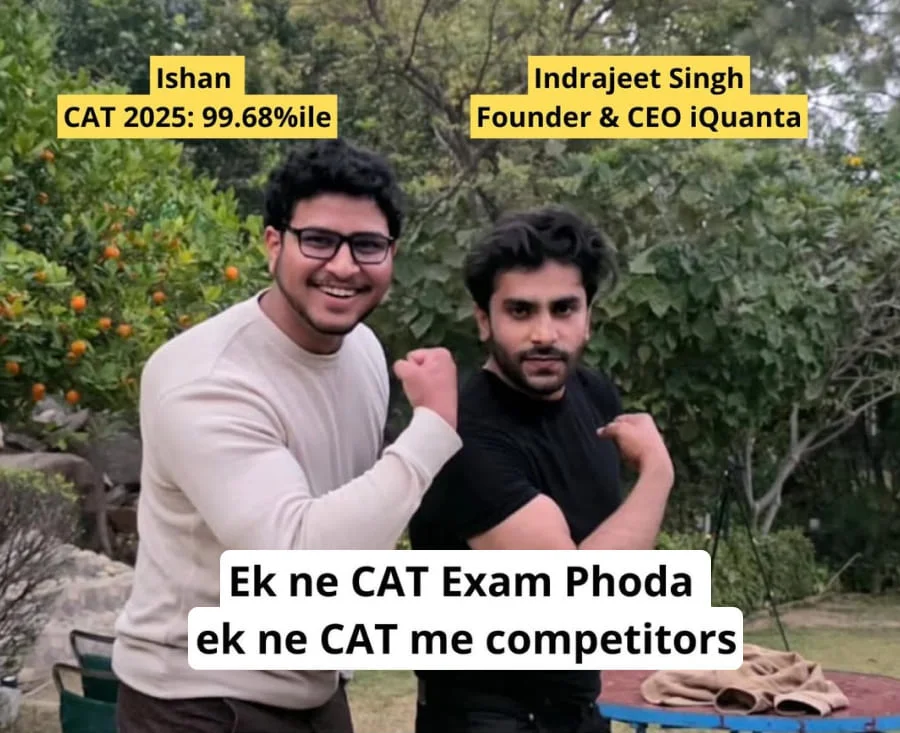 Ishan CAT 2025 99.68%ile