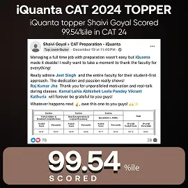 CAT Toppers