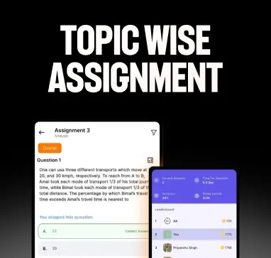 Topic wise Assignments