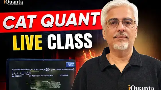 CAT QUANT Live Class
