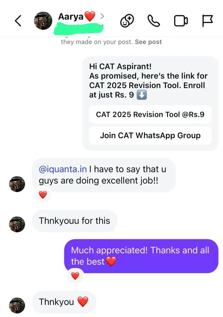 CAT Revision Tool feature 1