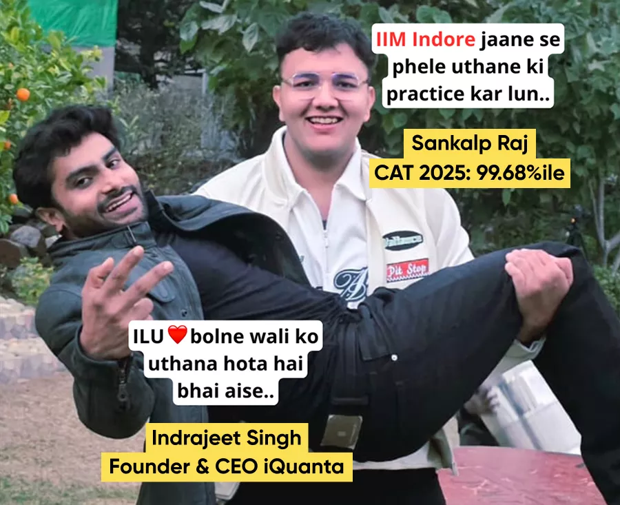 Sankalp Raj CAT 2025 99.68%ile