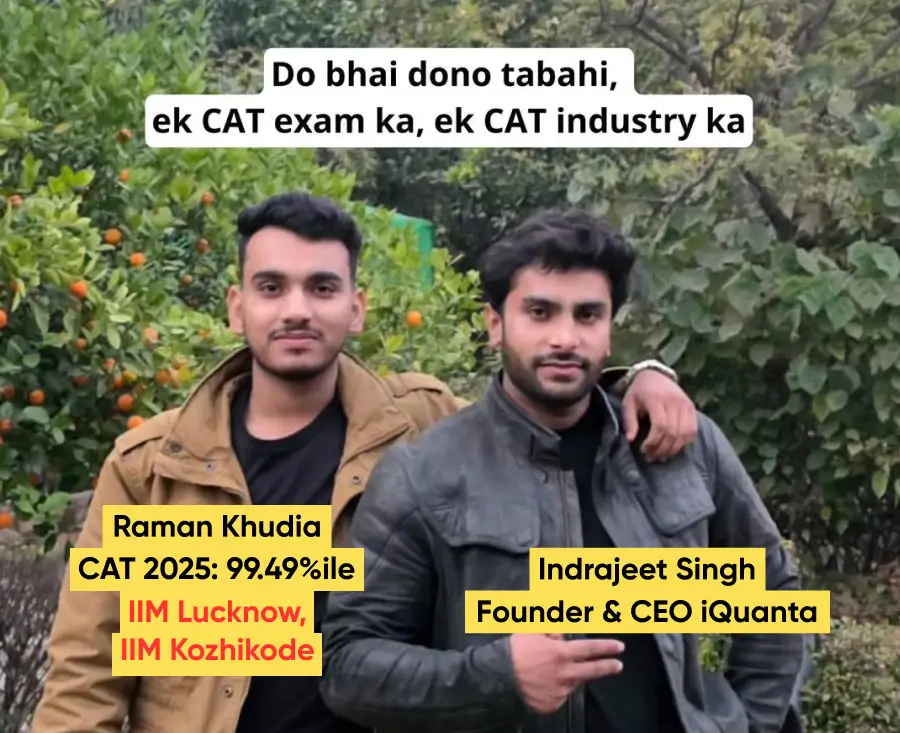 Raman Khudia CAT 2025 99.49%ile