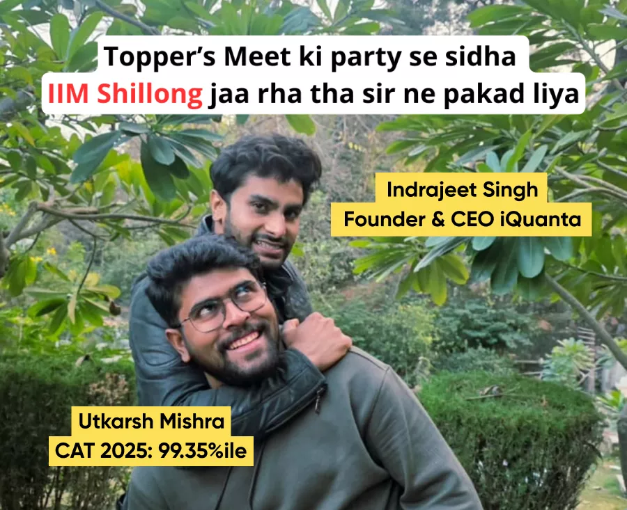 Utkarsh Mishra CAT 2025 99.35%ile