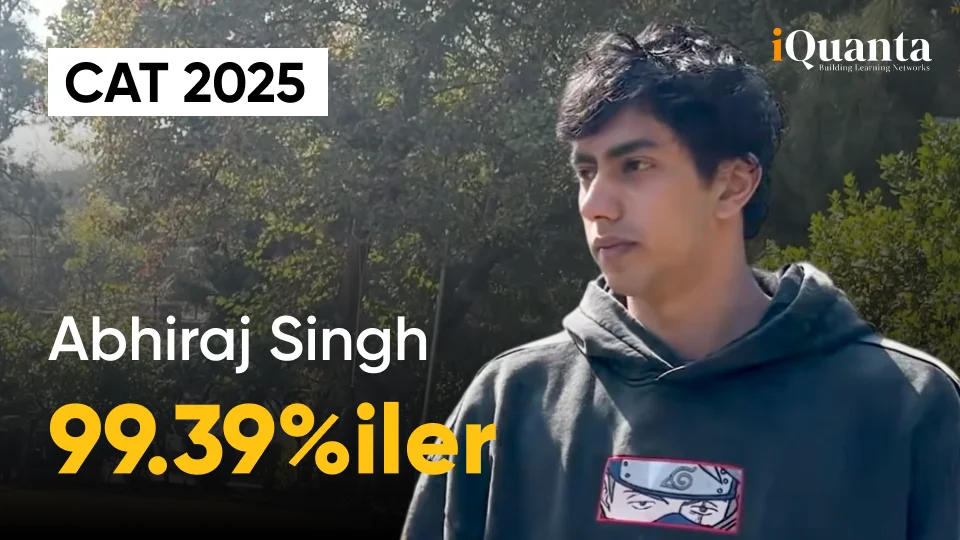 CAT Topper Abhiraj Singh