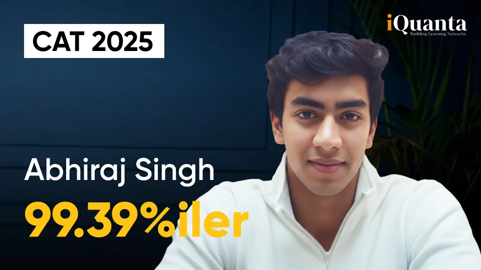 CAT Topper Abhiraj Singh
