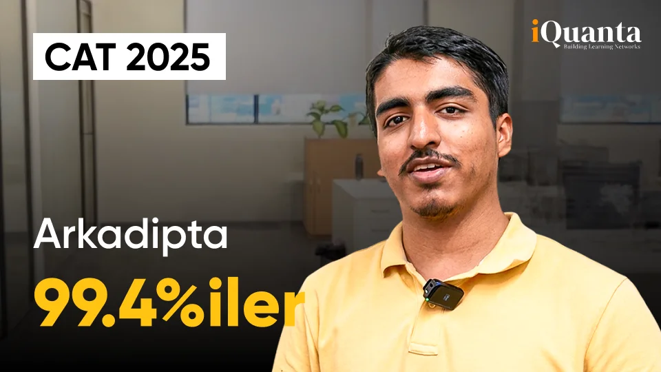 CAT Topper Arkadipta