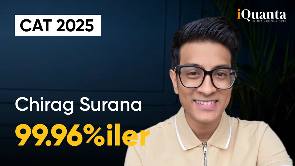 CAT Topper Chirag Surana