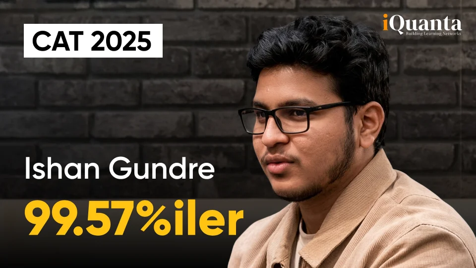 CAT Topper Ishan Gundre