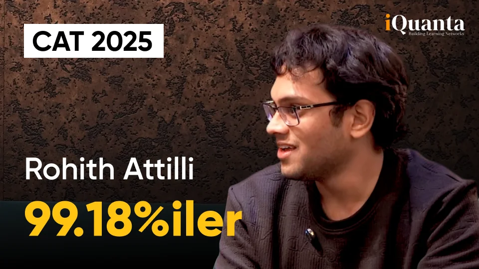 CAT Topper Rohith Attili