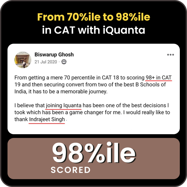 CAT Toppers Feedback