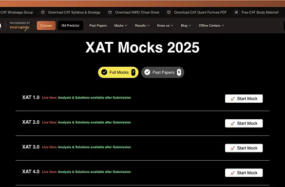 XAT Mocks